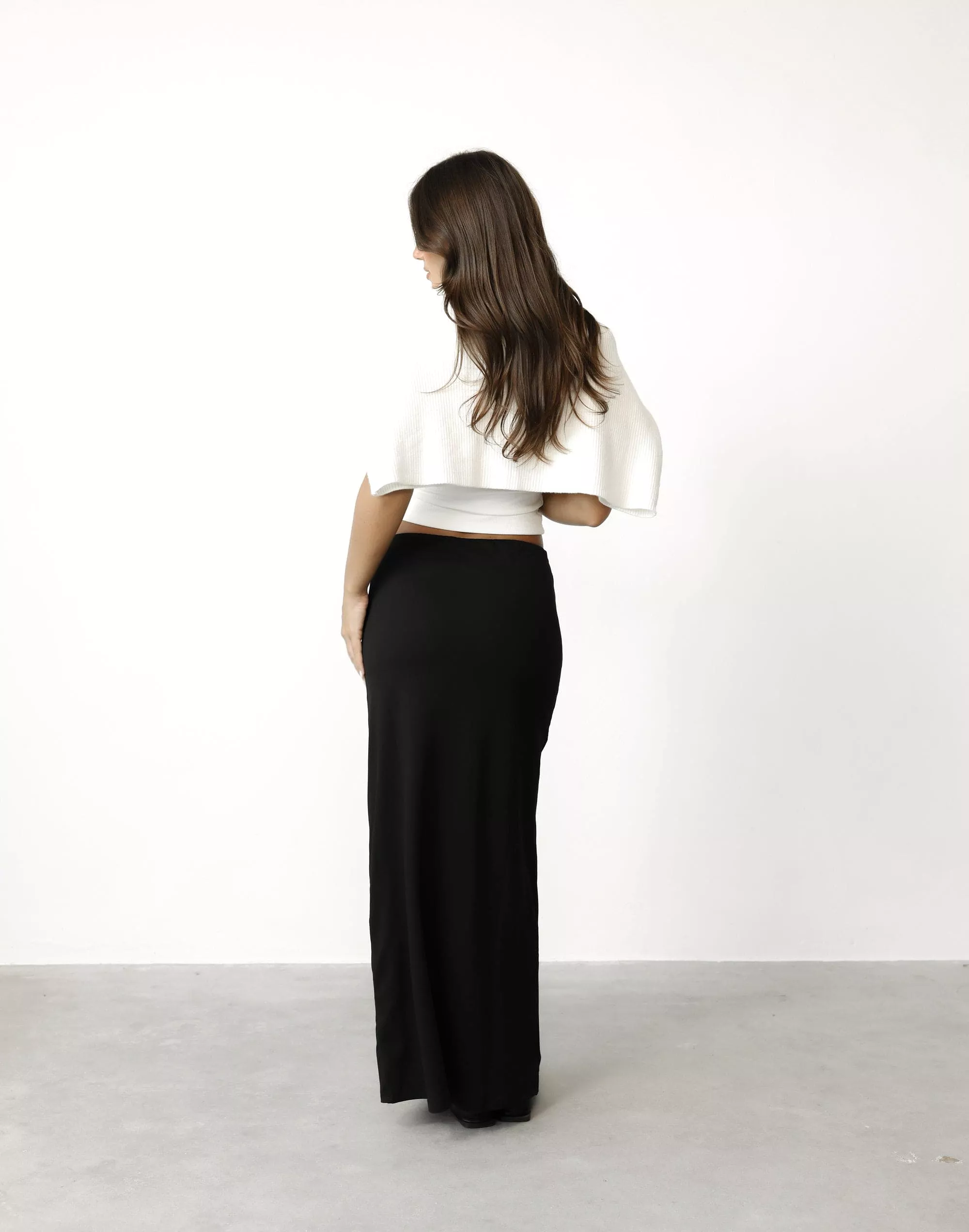 Lindsay Maxi Skirt (Black)