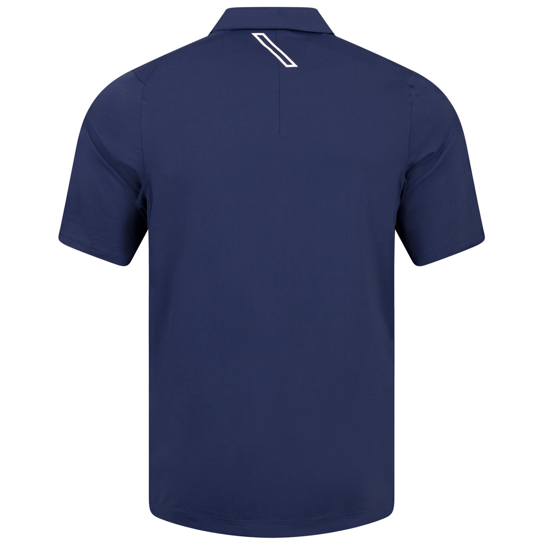 Logo Sport Nylon Stretch Polo Night Sea - SS24