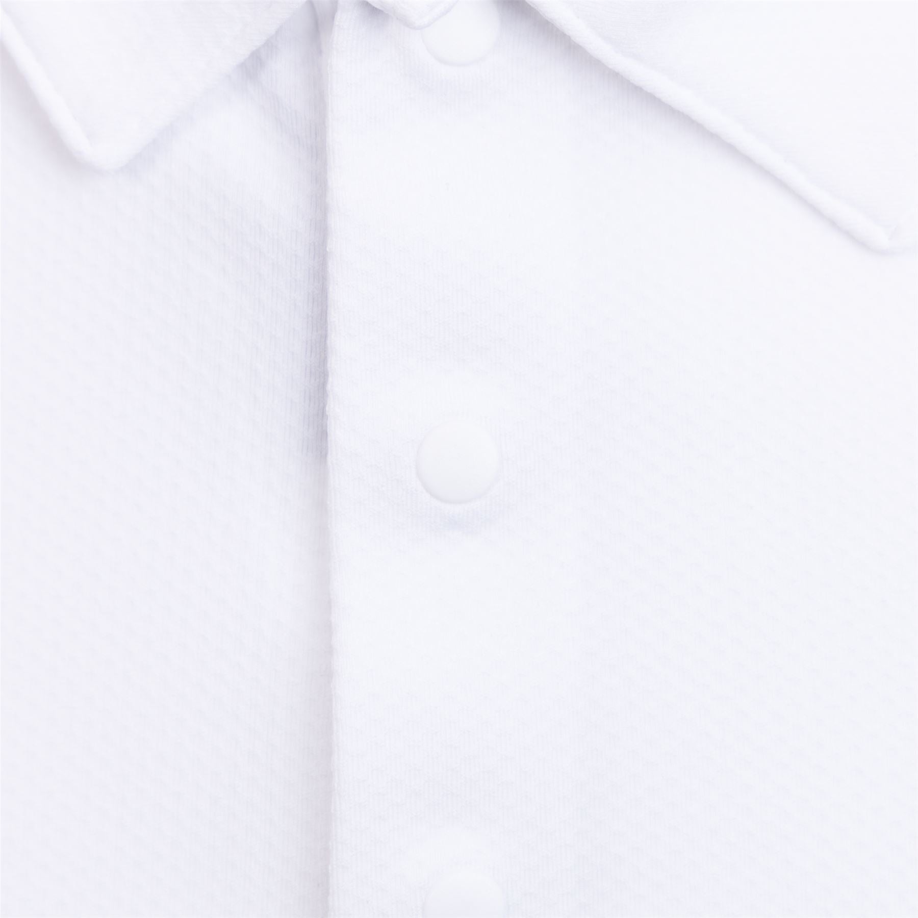 Logo Sport Nylon Stretch Polo White - 2024