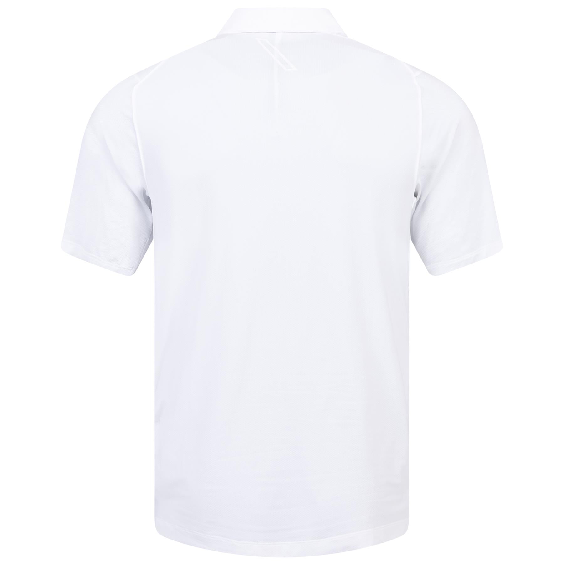 Logo Sport Nylon Stretch Polo White - 2024