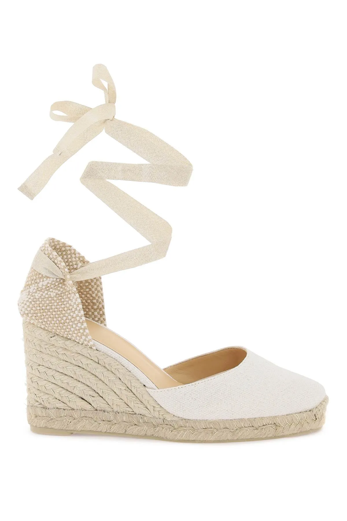 lurex carina wedge espadrilles CARINA 8 032 BLANCO ORO