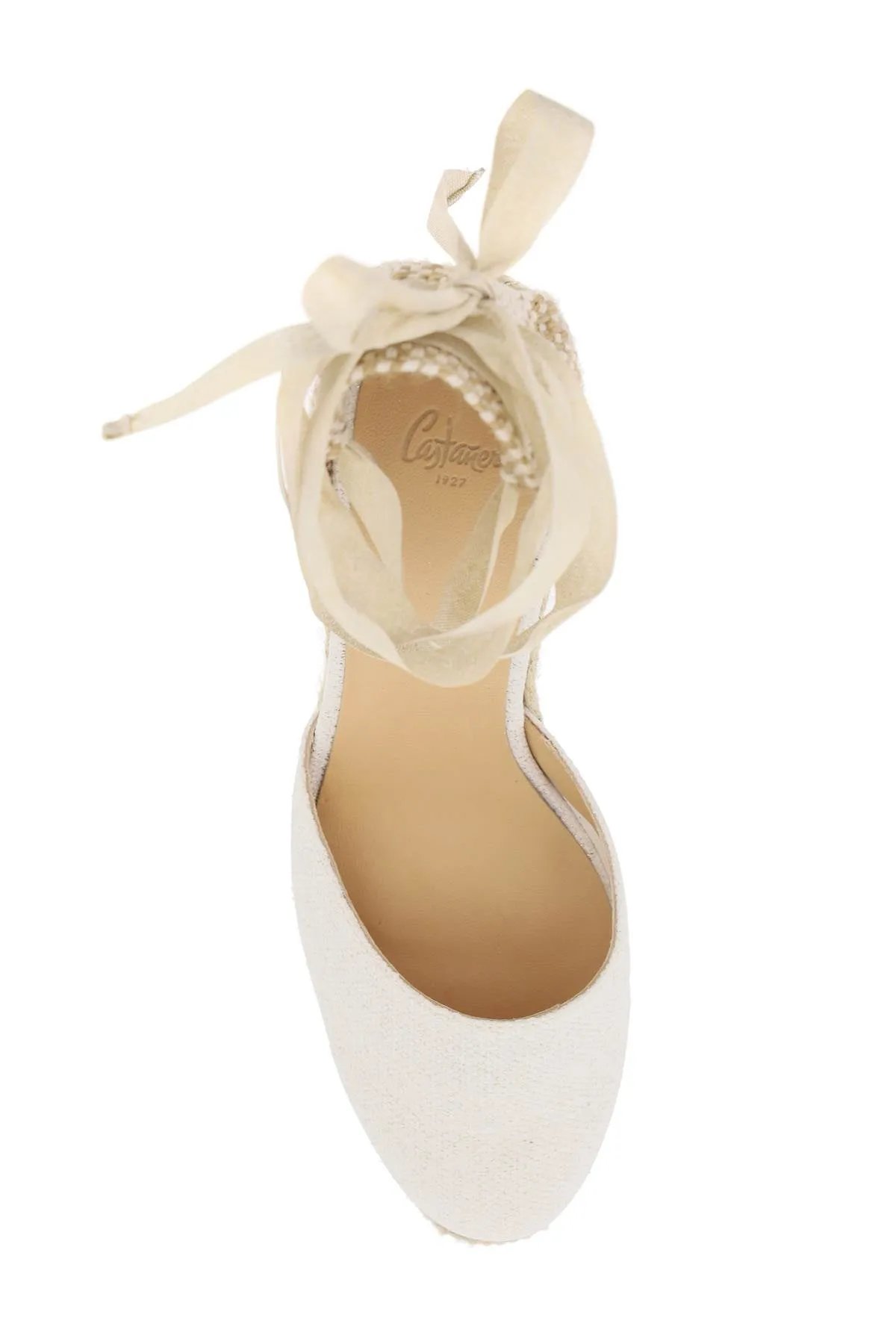 lurex carina wedge espadrilles CARINA 8 032 BLANCO ORO