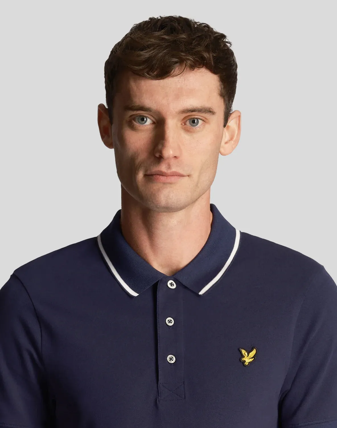 Lyle & Scott Mens Tipped Polo Shirt