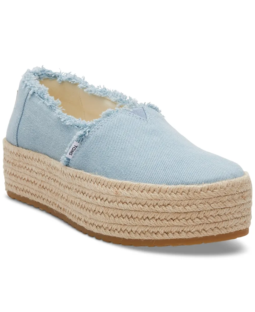 Macy's Toms Women's Valencia Canvas Platform Espadrilles