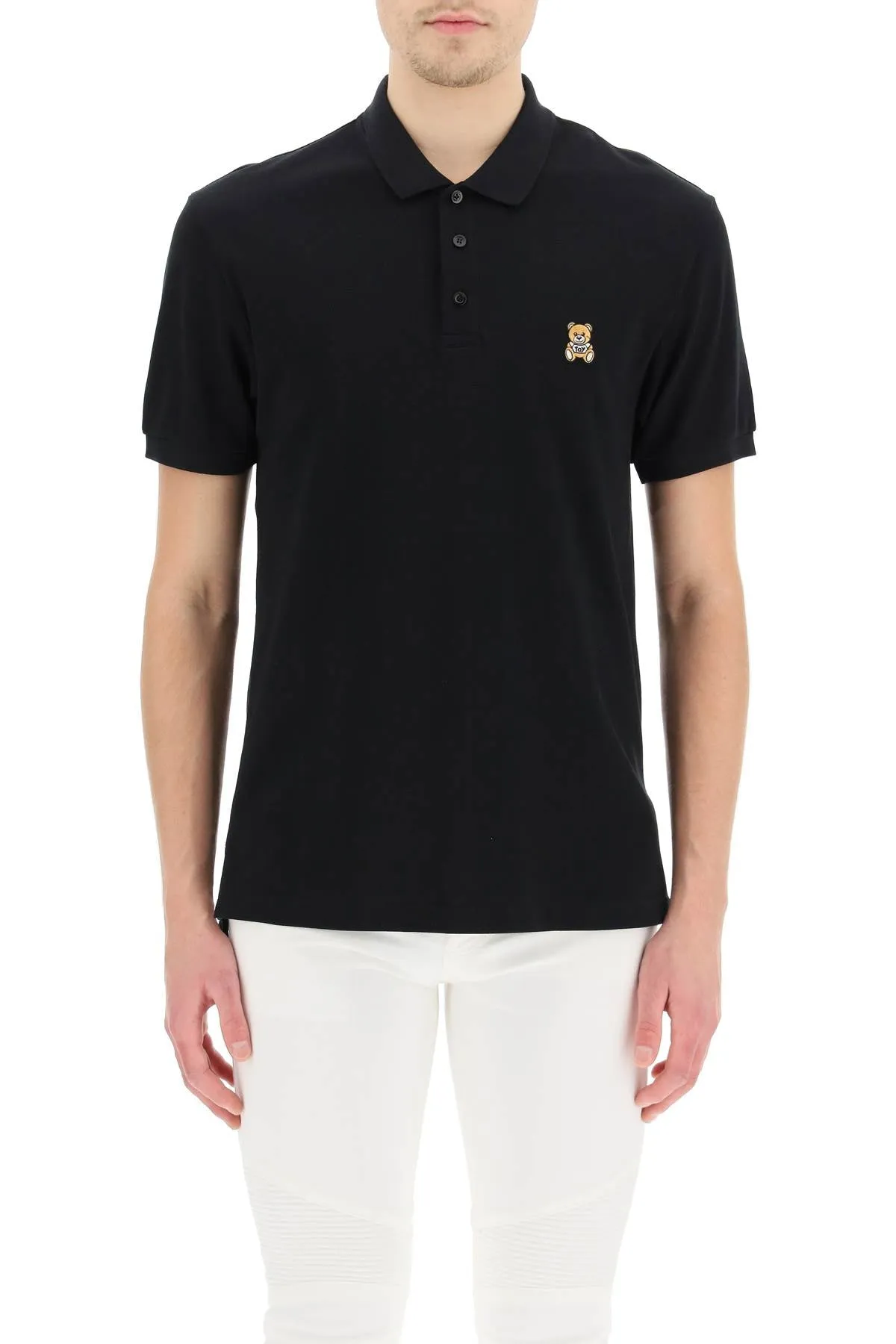 Moschino Bear Patch Polo Shirt