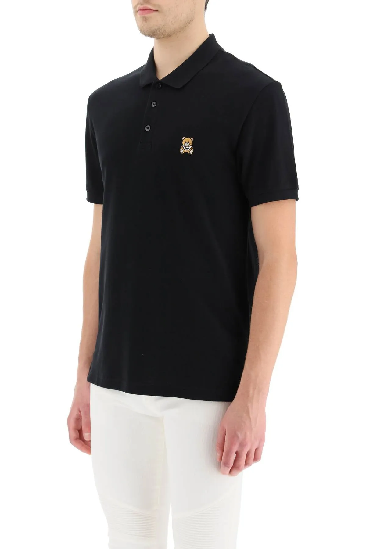 Moschino Bear Patch Polo Shirt