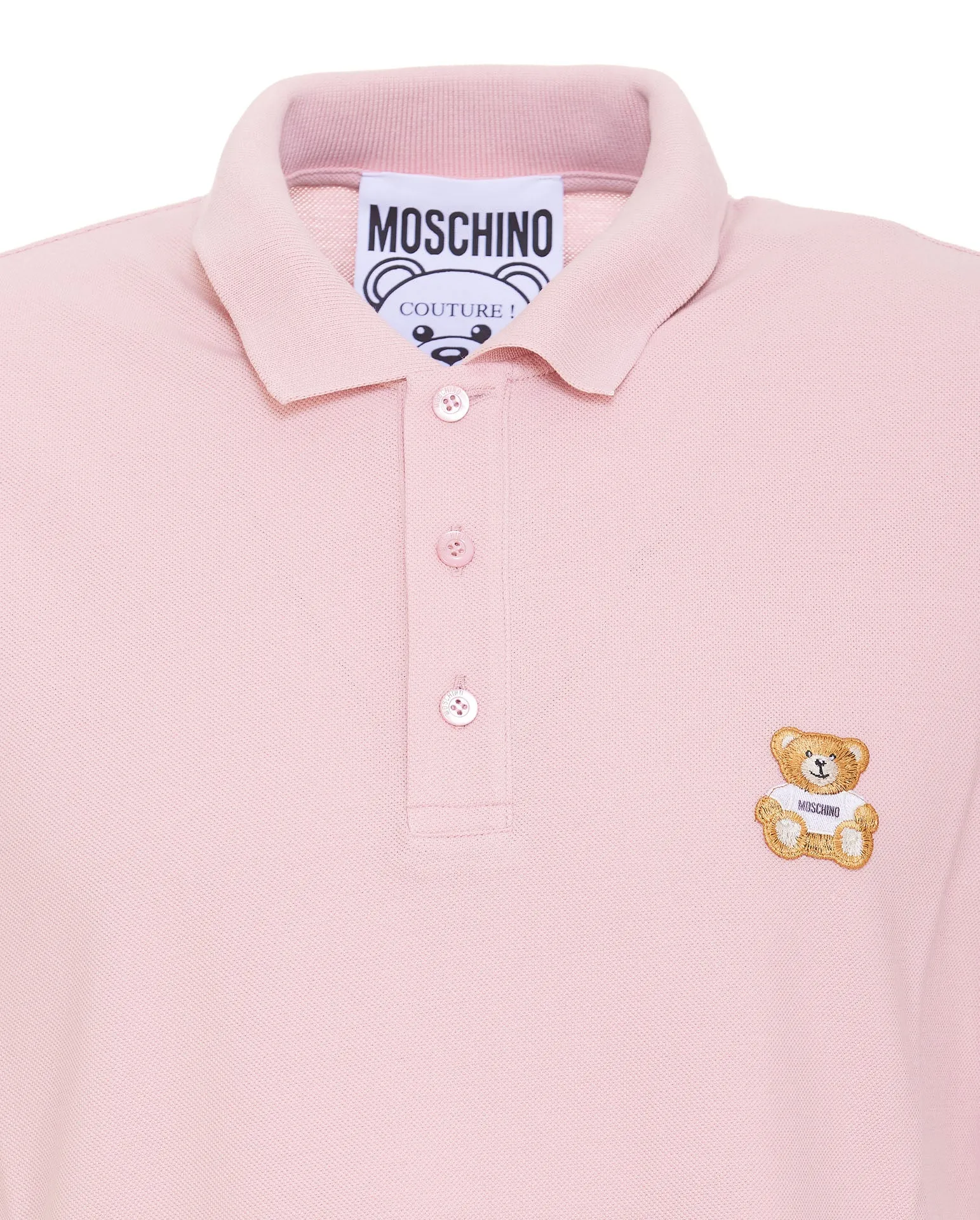 Moschino Teddy Embroidered Polo Shirt