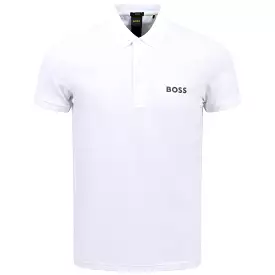 Paule Slim Fit Polo White - SU24