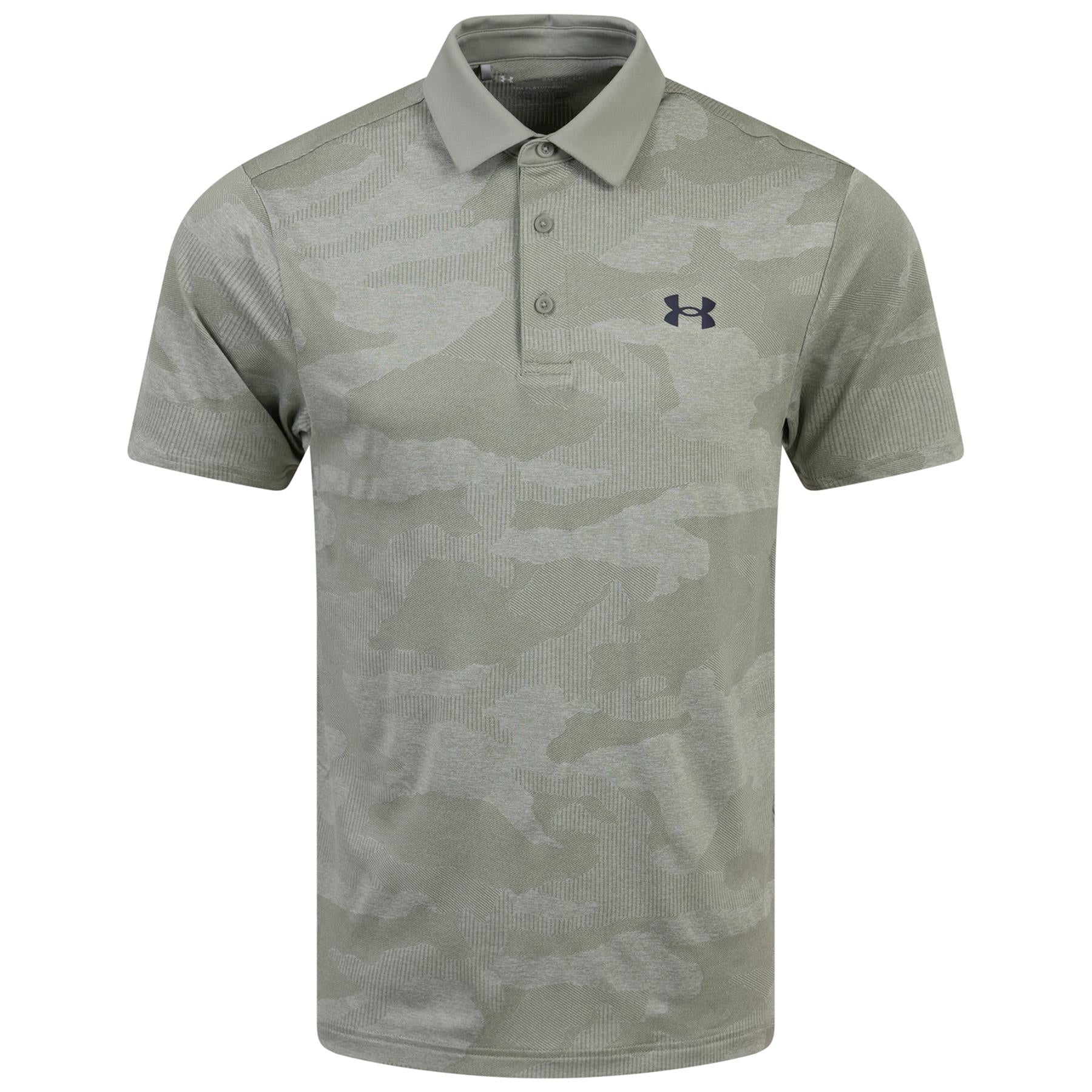 Playoff 2.0 Camo Jacquard Polo Grove Green/Olive Tint - AW23