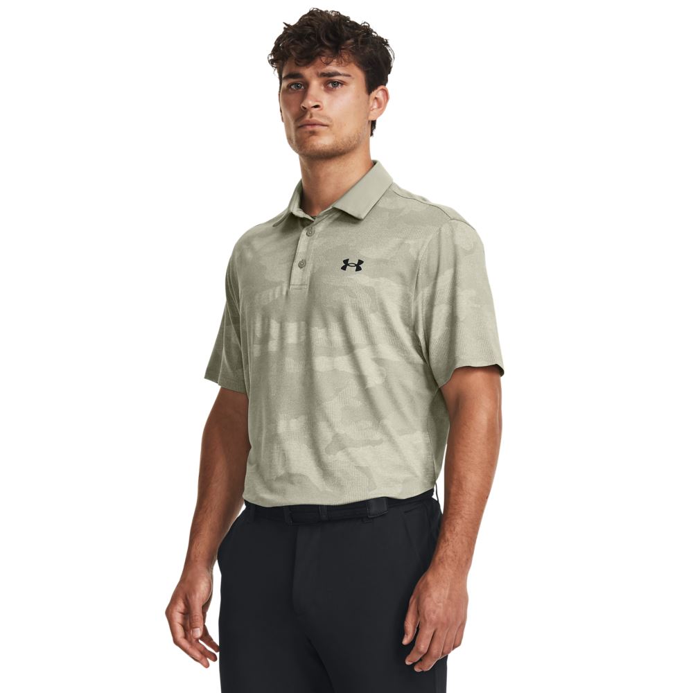 Playoff 2.0 Camo Jacquard Polo Grove Green/Olive Tint - AW23