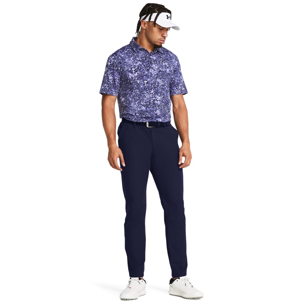 Playoff 3.0 Printed Polo Midnight Navy - SS24