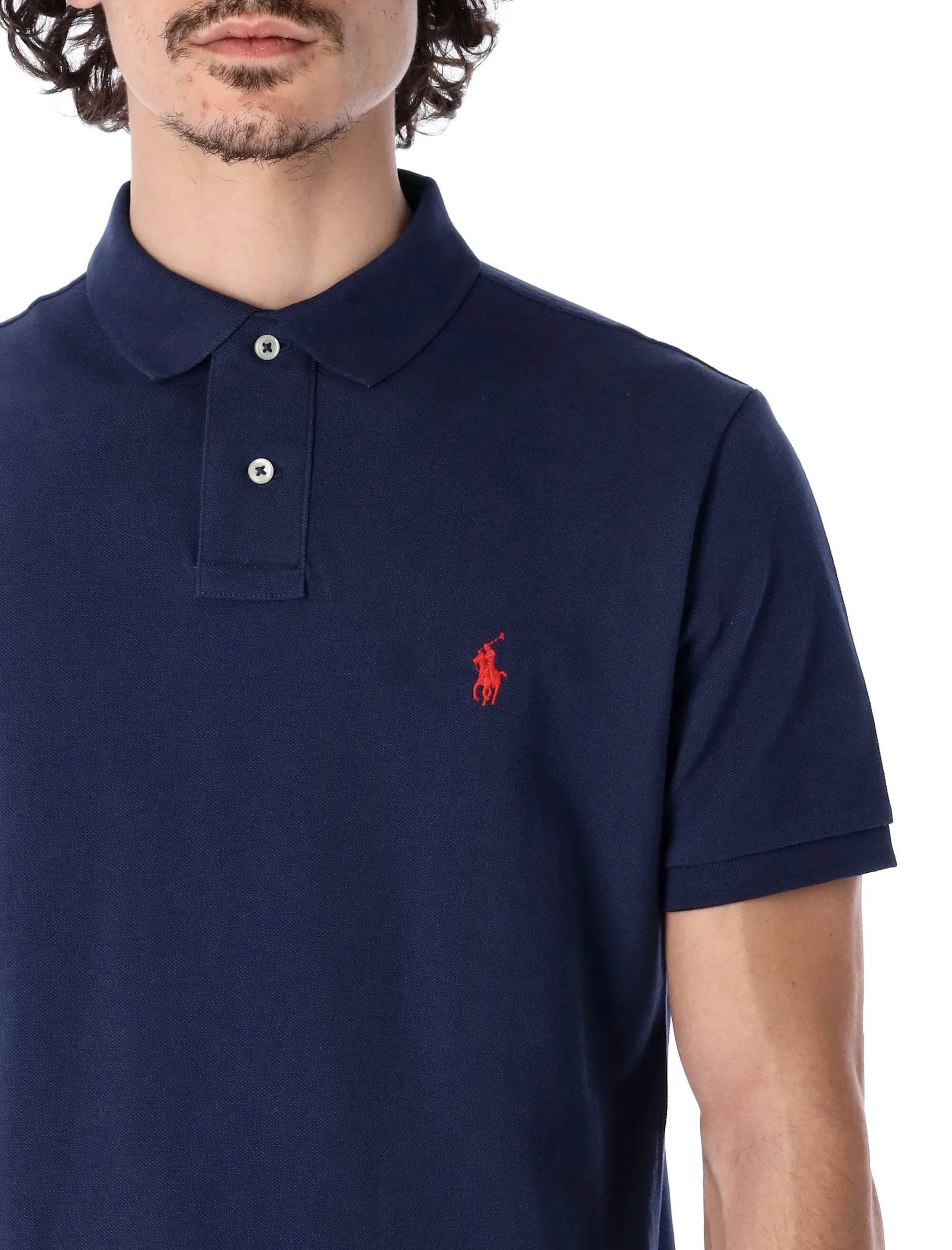 Polo Ralph Lauren Logo Embroidered Polo Shirt