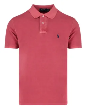 Polo Ralph Lauren Logo Embroidered Straight Hem Polo Shirt