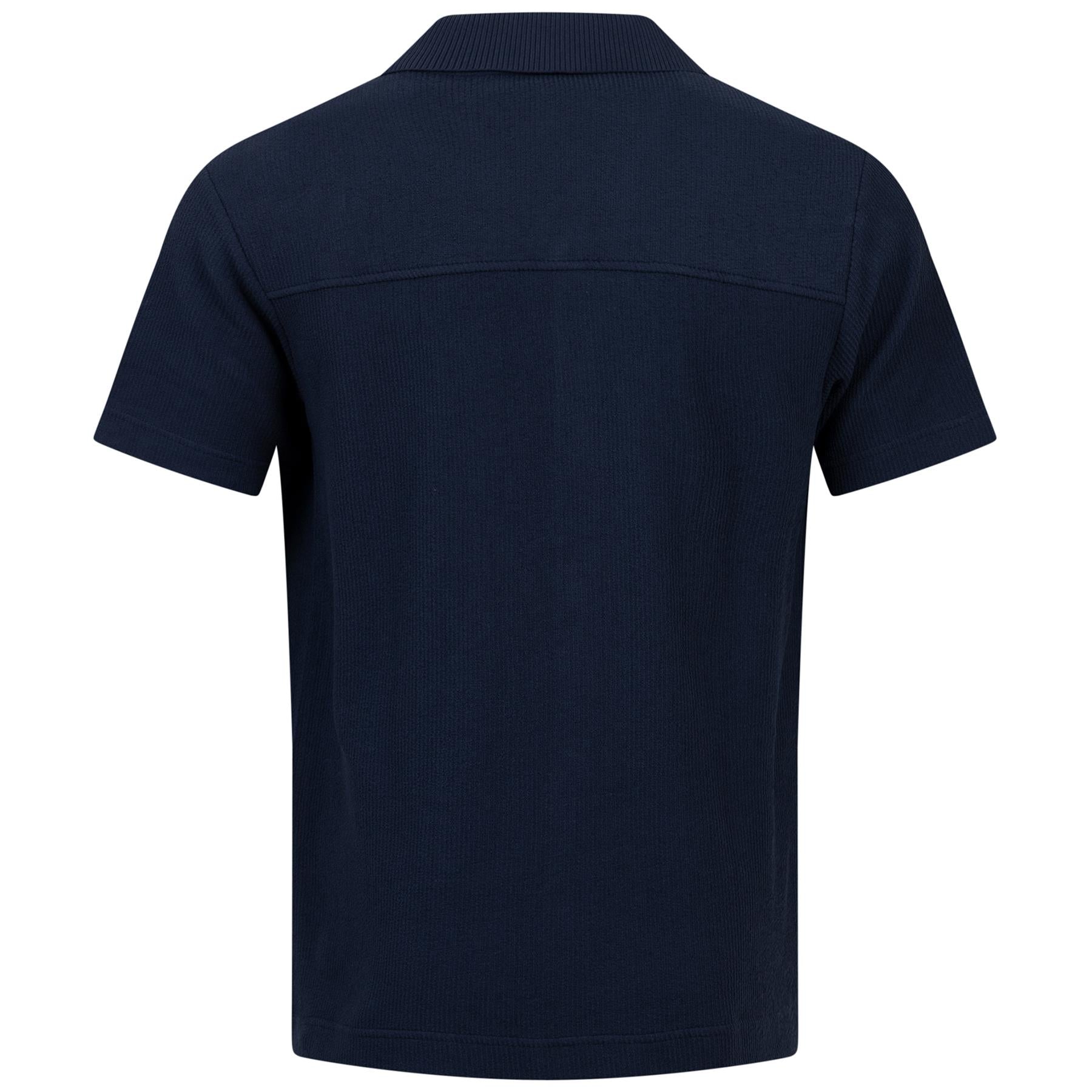 Powell 129 Regular Fit Cotton Polo Dark Blue - SU24