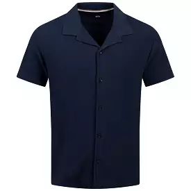 Powell 129 Regular Fit Cotton Polo Dark Blue - SU24