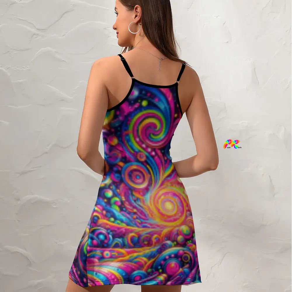 Pride Nebula Rave Dress, Sleeveless