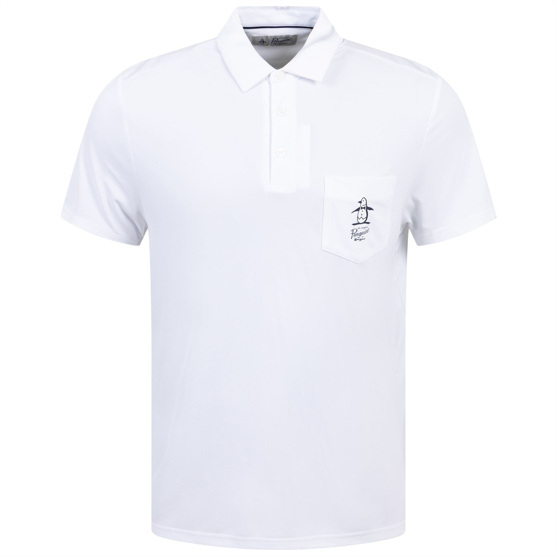 Quiet Please Graphic Oxford Polo Bright White - SS24