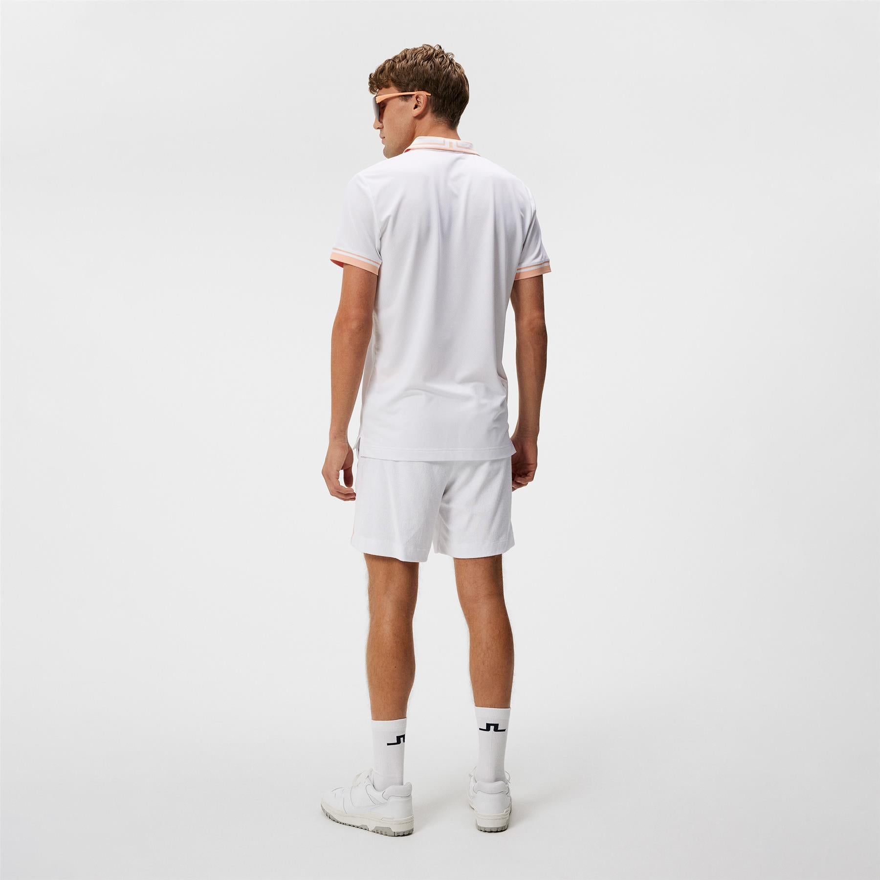 Reeve Tech Mesh Regular Fit Polo White - W23