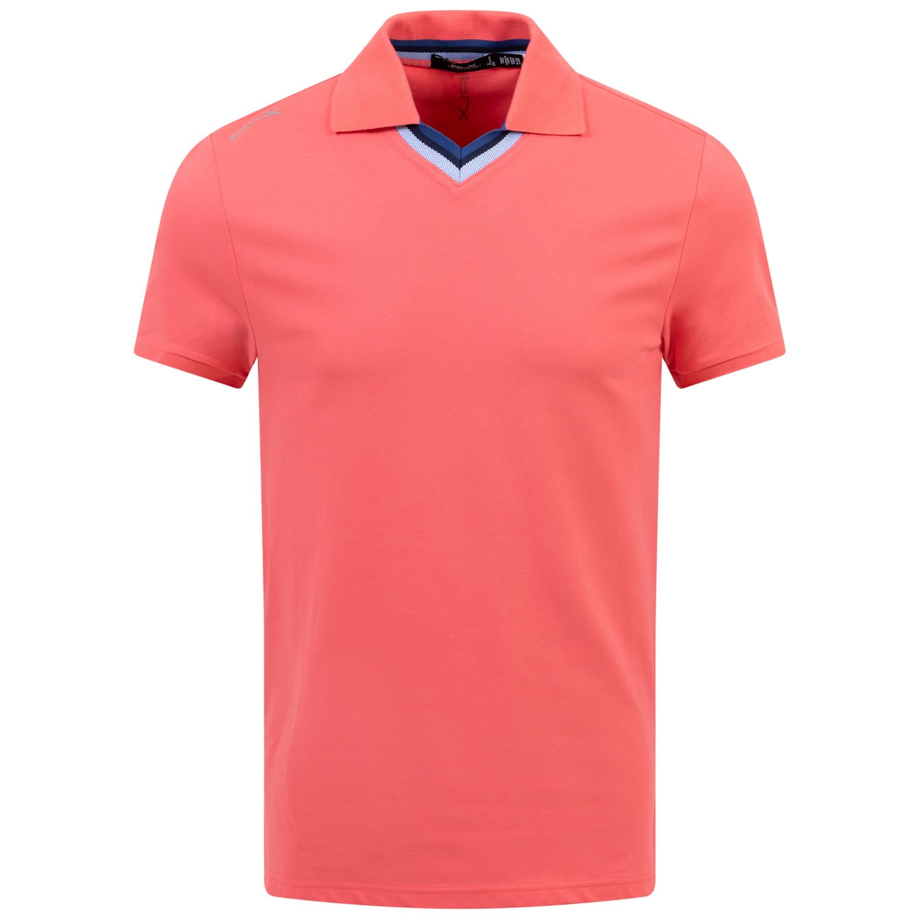 RLX Tailored Fit Johnny Collar Polo Coral Pink - SS24