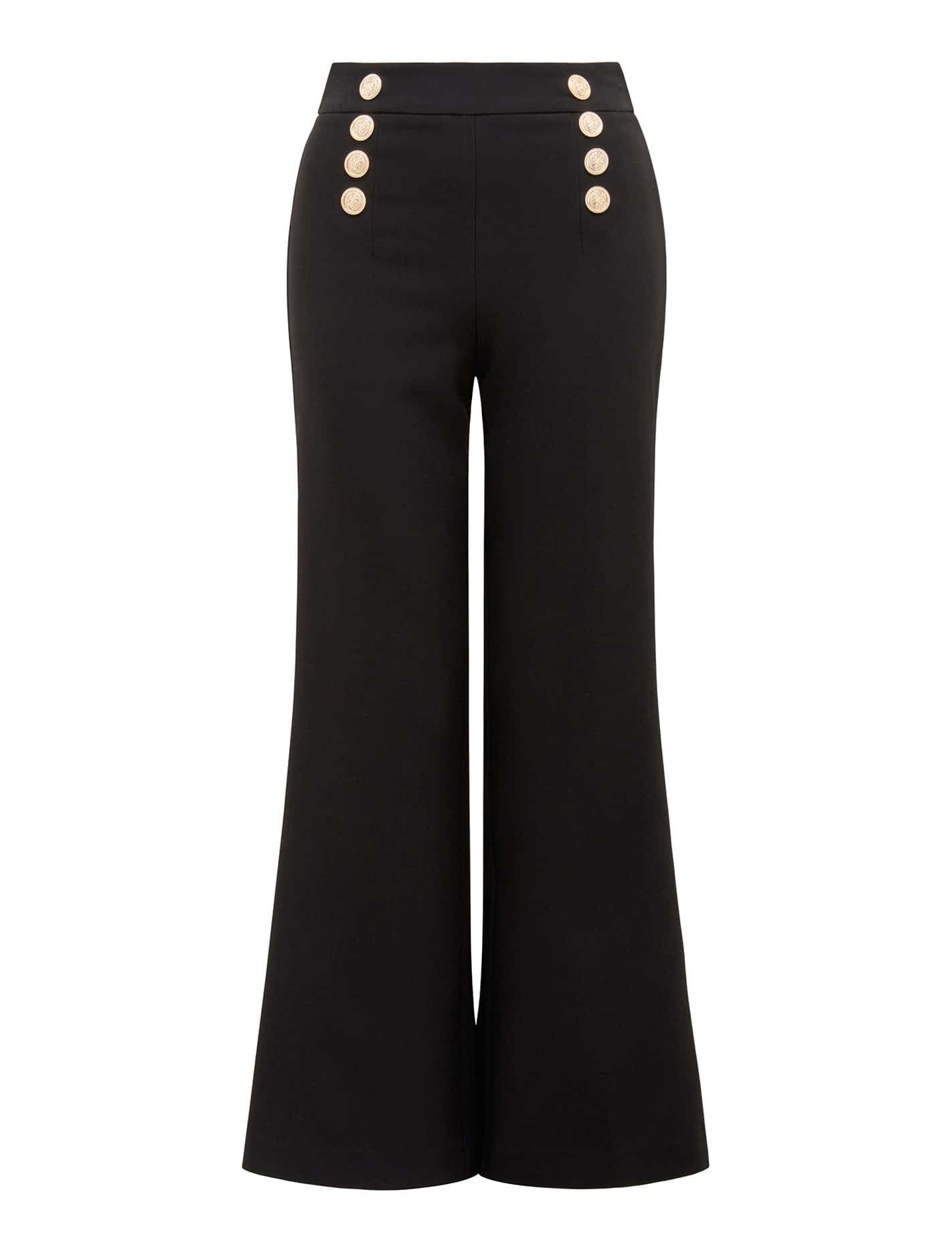 Sara Button Up Slim Flare Pants