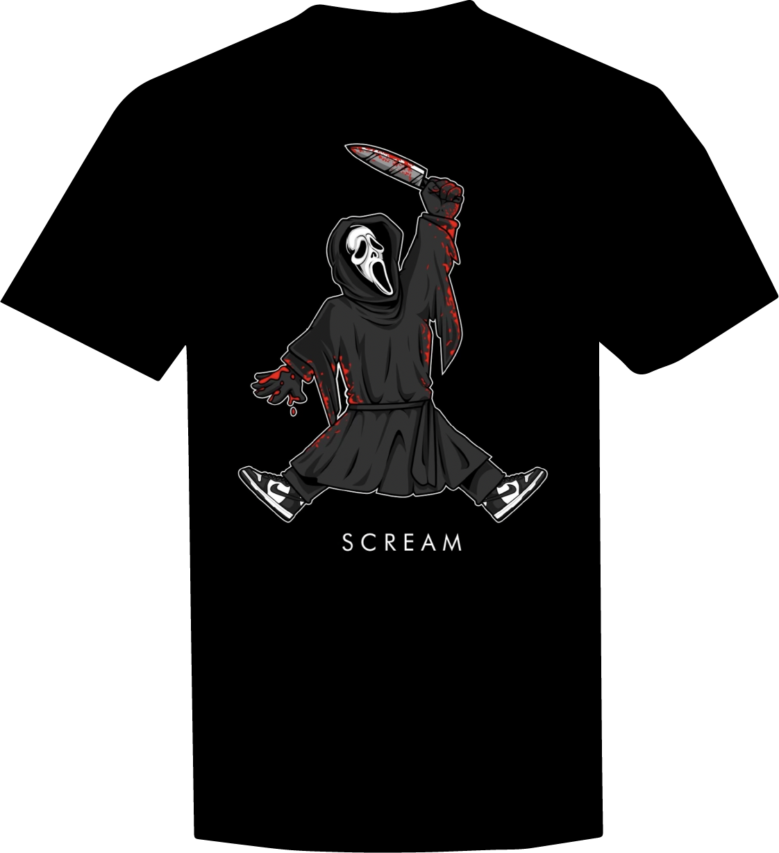 Scream Black Tee