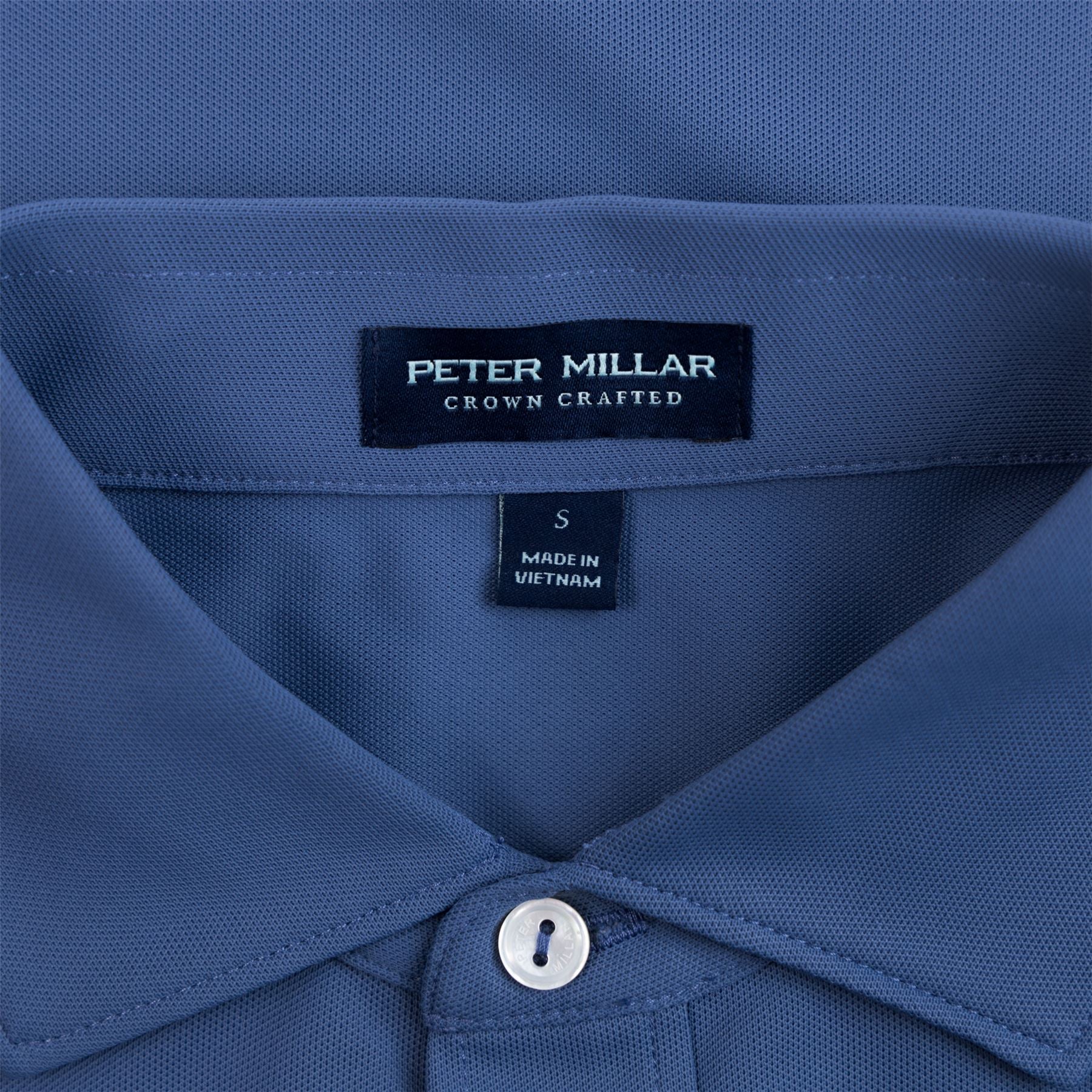 Soul Tailored Fit Performance Mesh Polo Blue Pearl - SS24