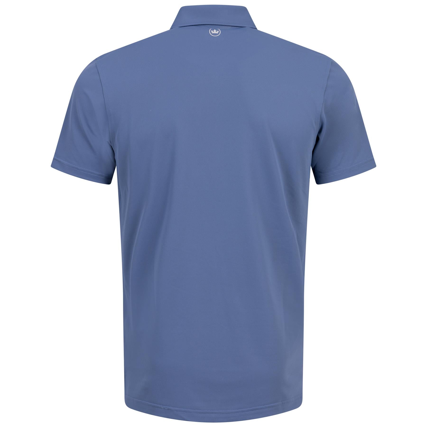 Soul Tailored Fit Performance Mesh Polo Blue Pearl - SS24