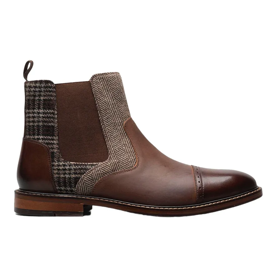 STACY ADAMS: Finney Cap Toe Chelsea Boot 25620