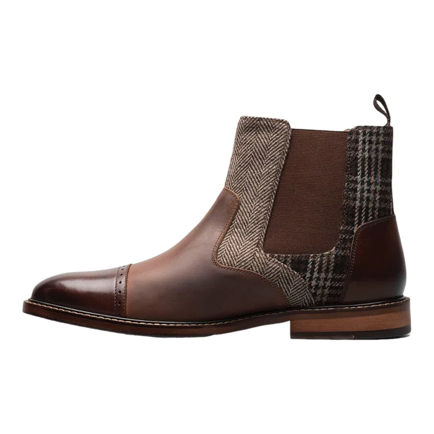 STACY ADAMS: Finney Cap Toe Chelsea Boot 25620