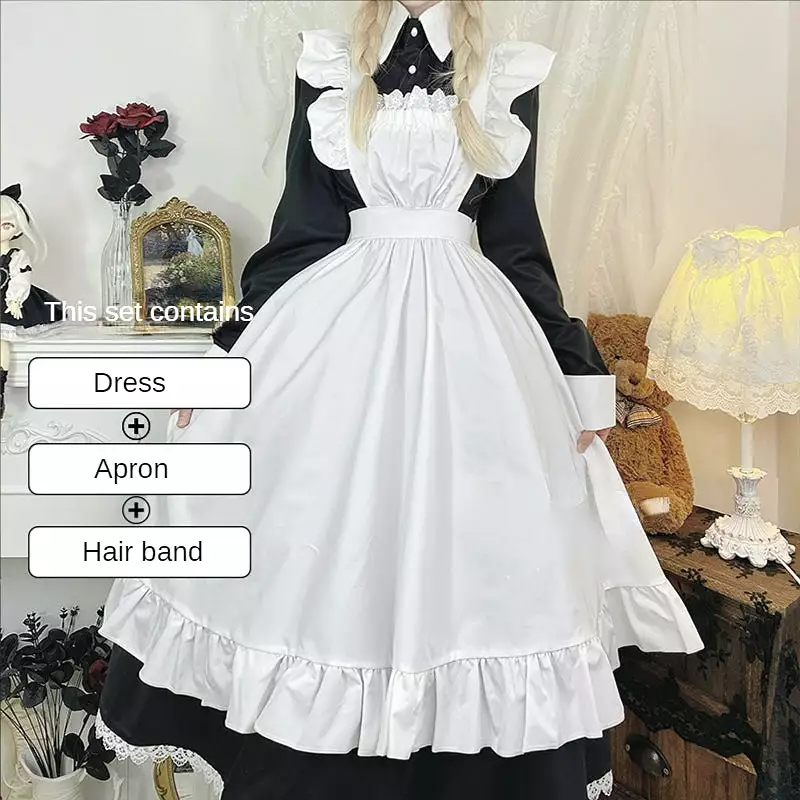 Sweet Classical Neko Maid Long Dress ON654