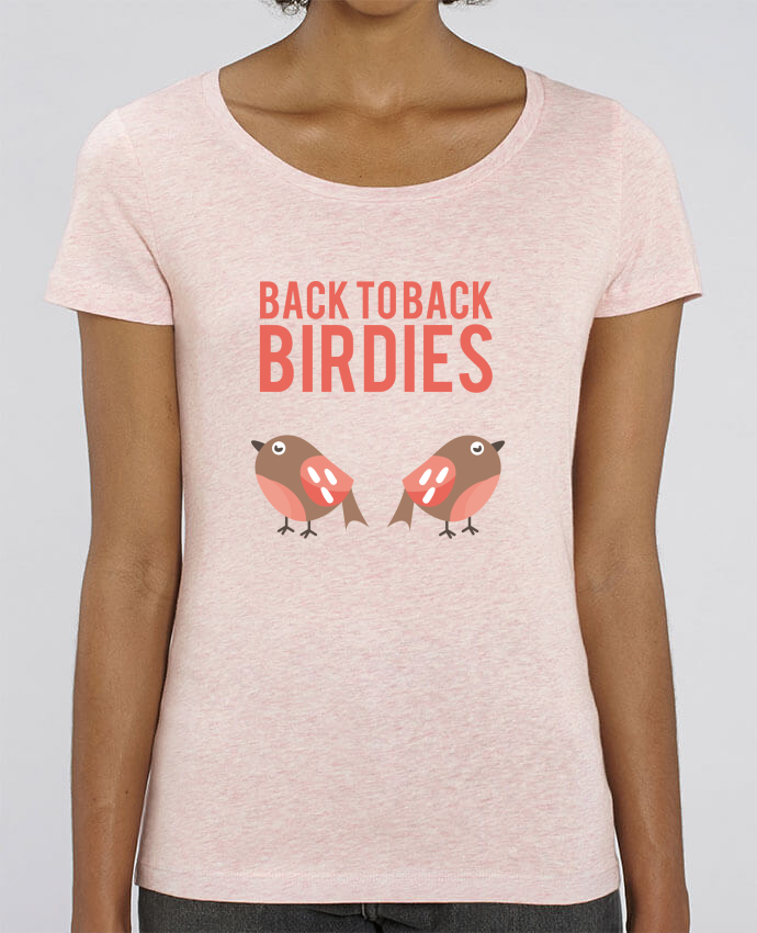 T-shirt en coton bio BACK TO BACK BIRDIES