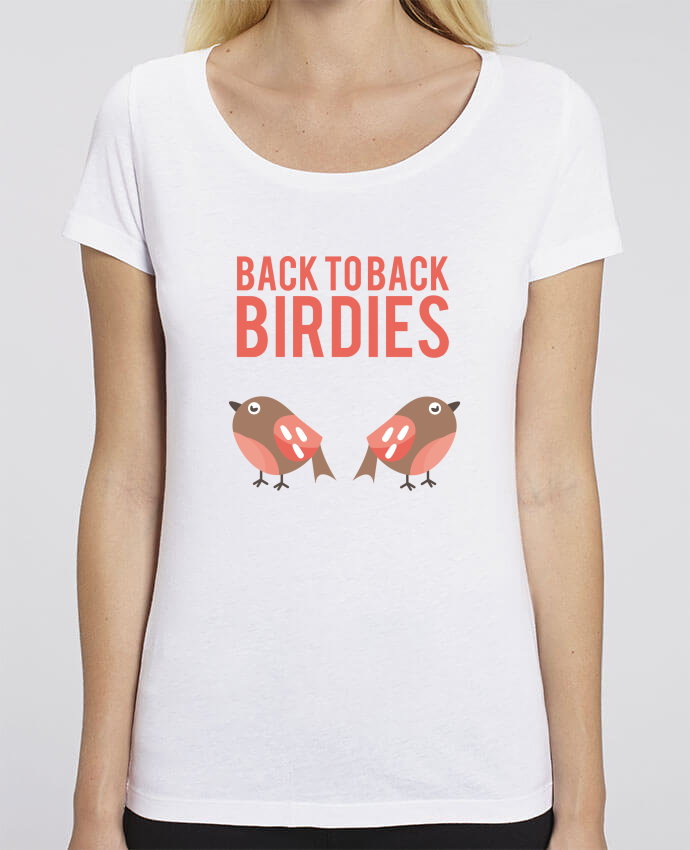 T-shirt en coton bio BACK TO BACK BIRDIES