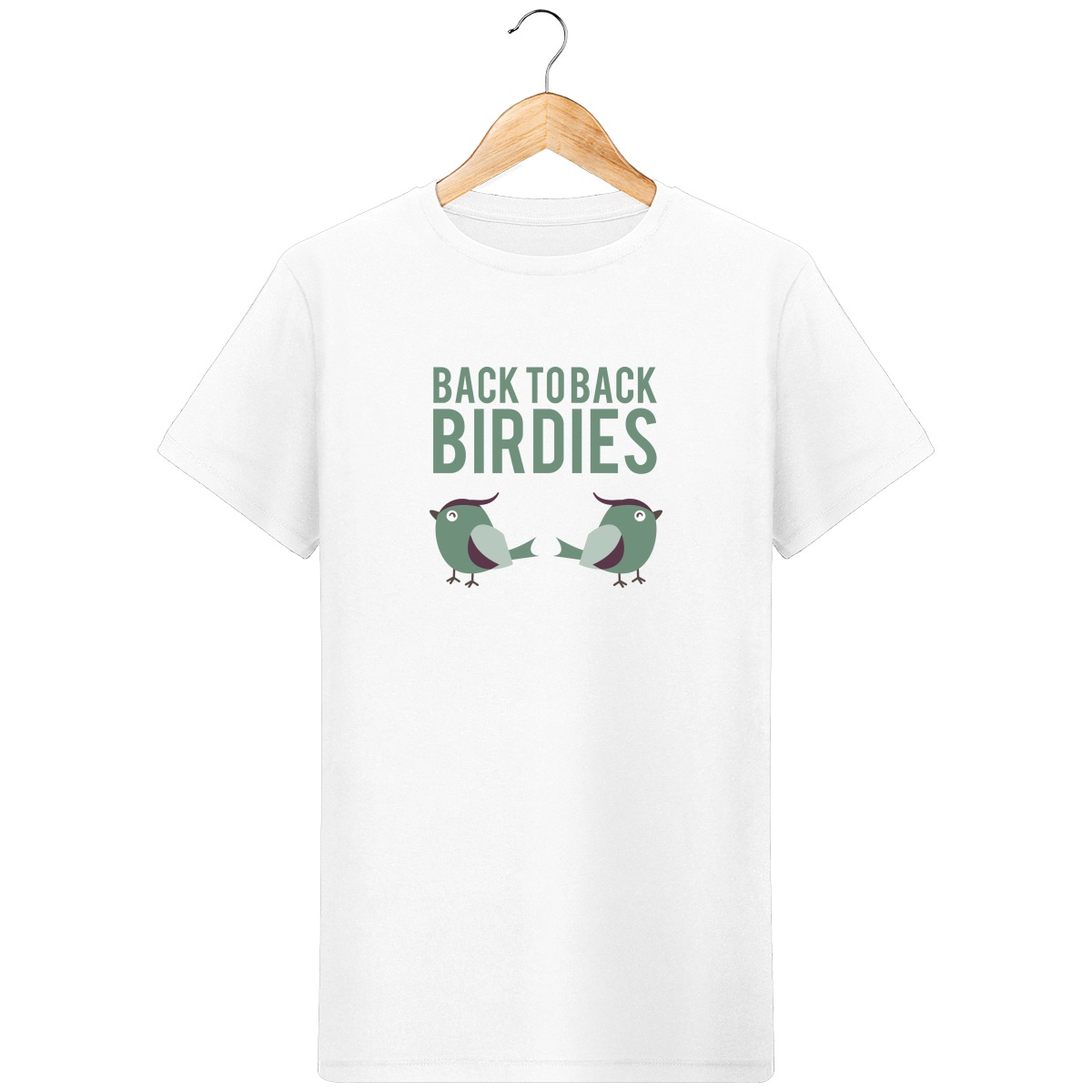 T-Shirt en coton bio BACK TO BACK BIRDIES