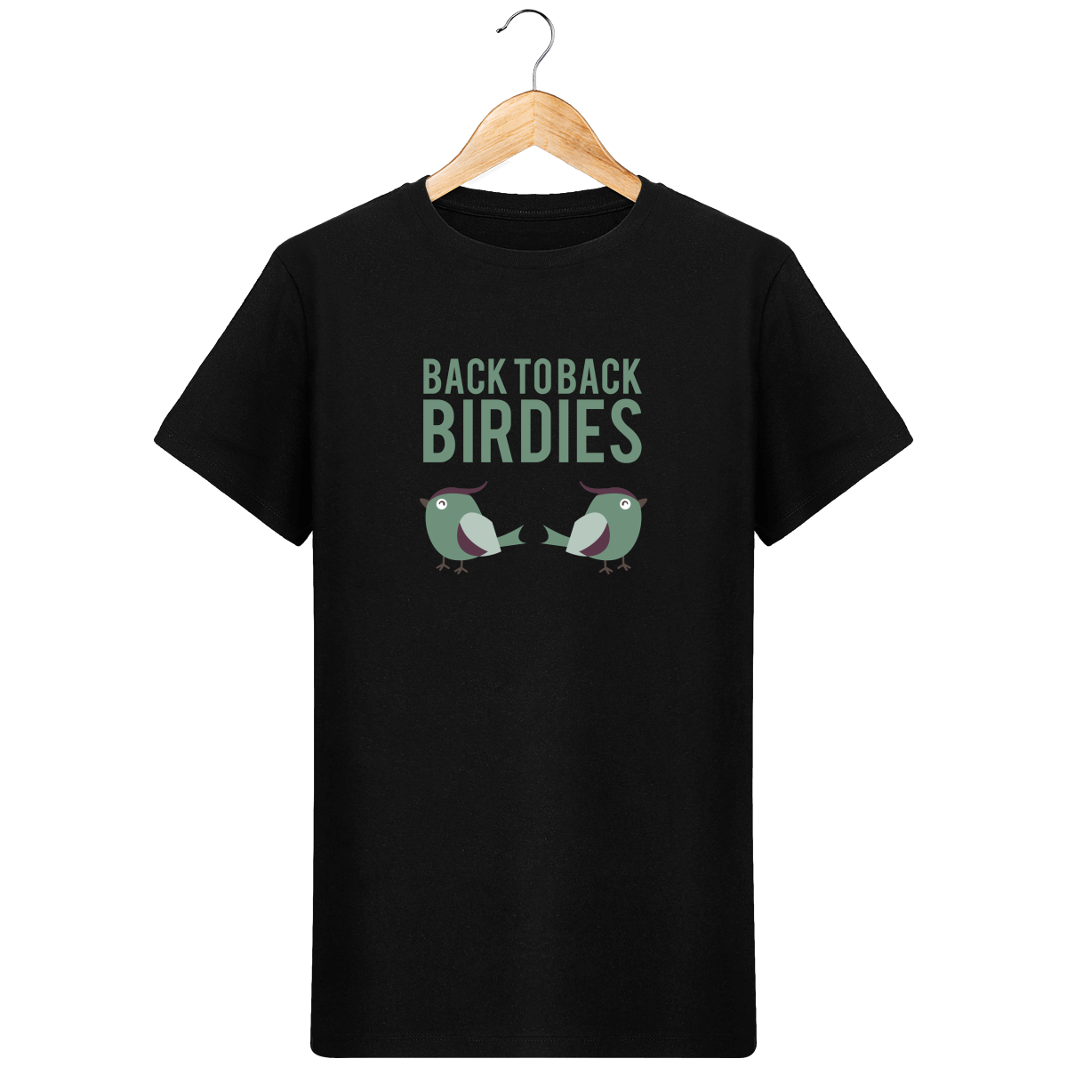 T-Shirt en coton bio BACK TO BACK BIRDIES