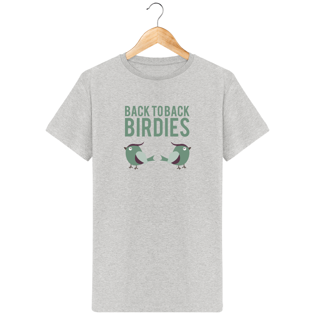 T-Shirt en coton bio BACK TO BACK BIRDIES