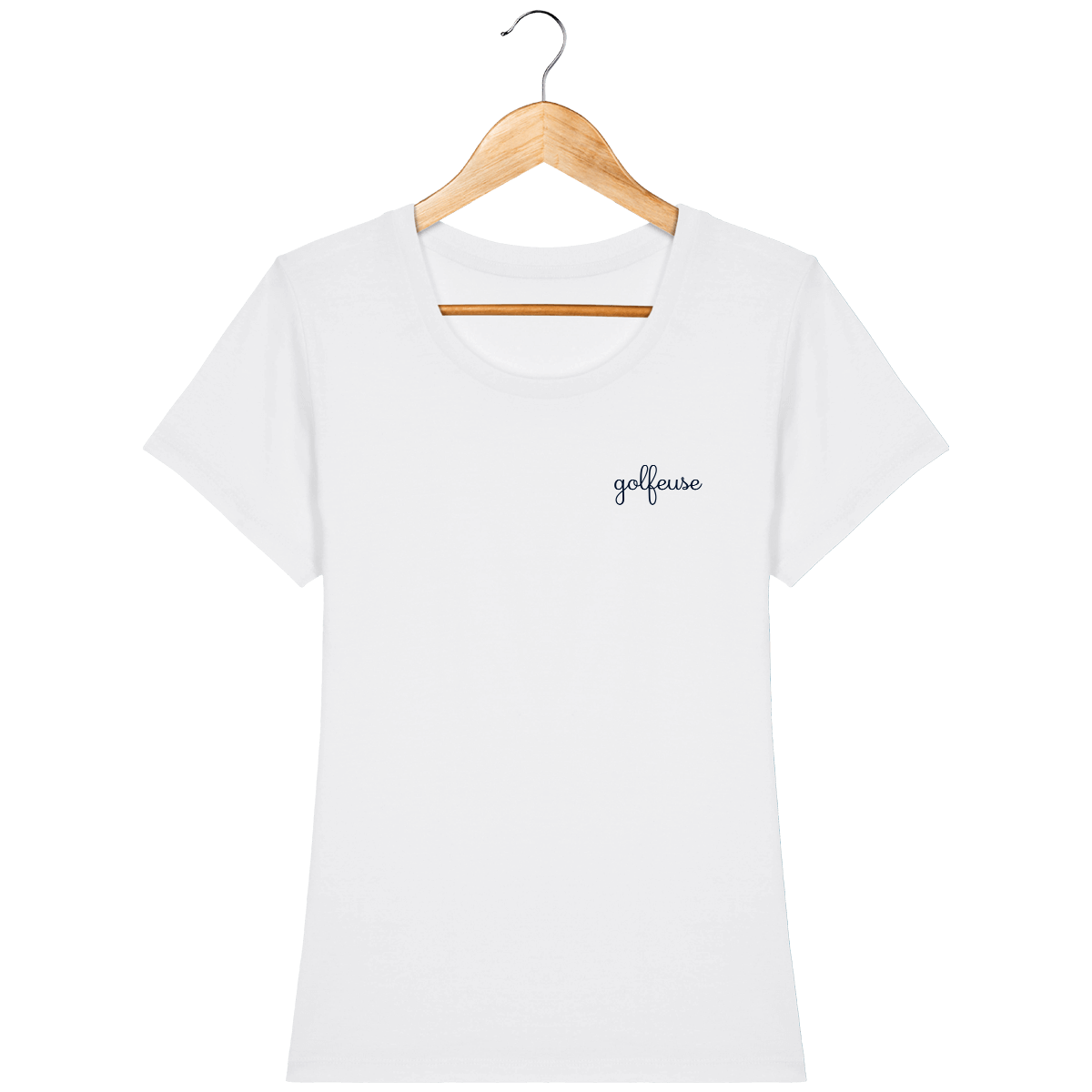 T-Shirt en coton bio brodé GOLFEUSE