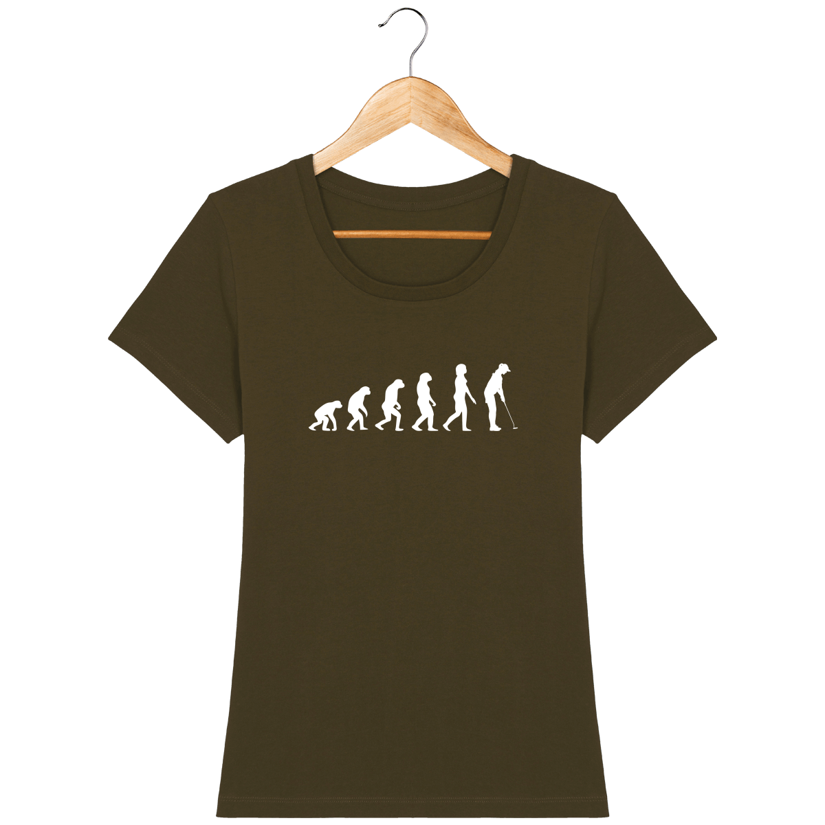 T-Shirt en coton bio Evolution femme