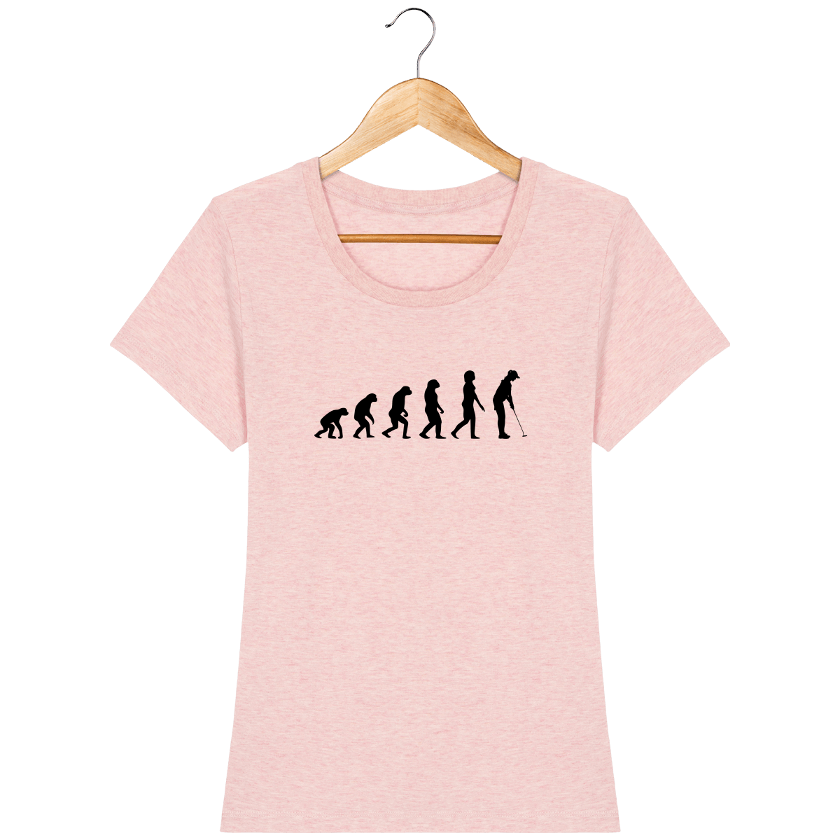 T-Shirt en coton bio Evolution femme