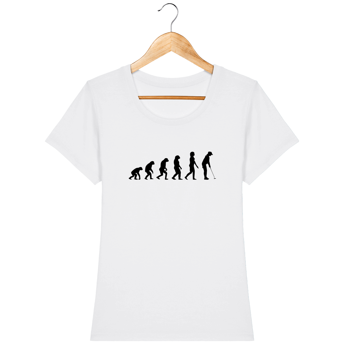 T-Shirt en coton bio Evolution femme