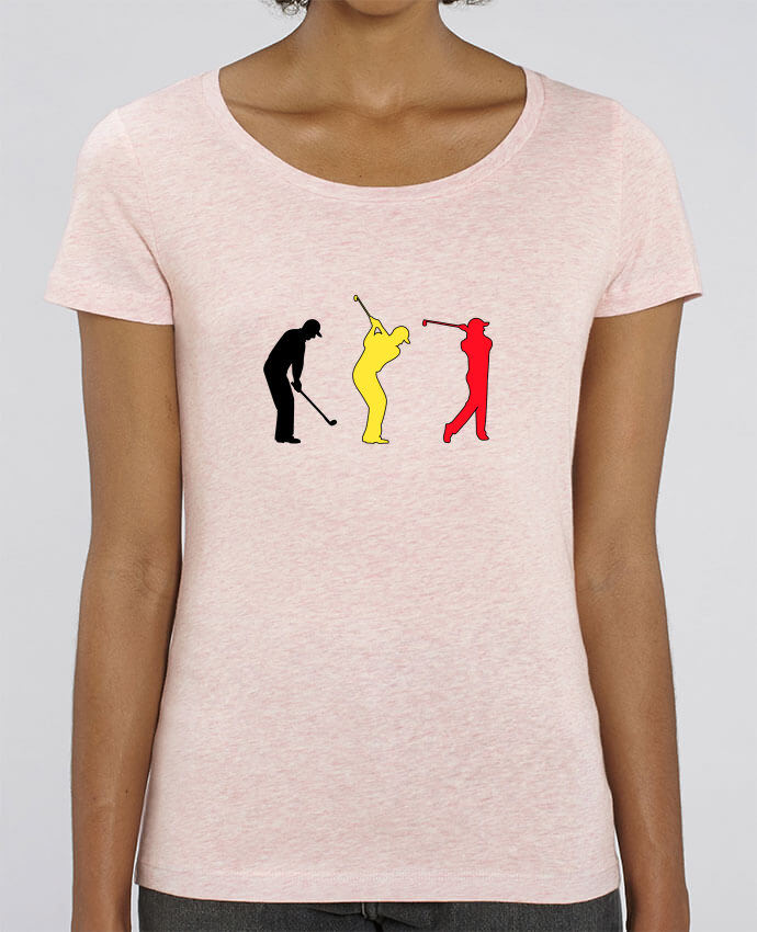 T-Shirt en coton bio NOIR JAUNE ROUGE Belgique