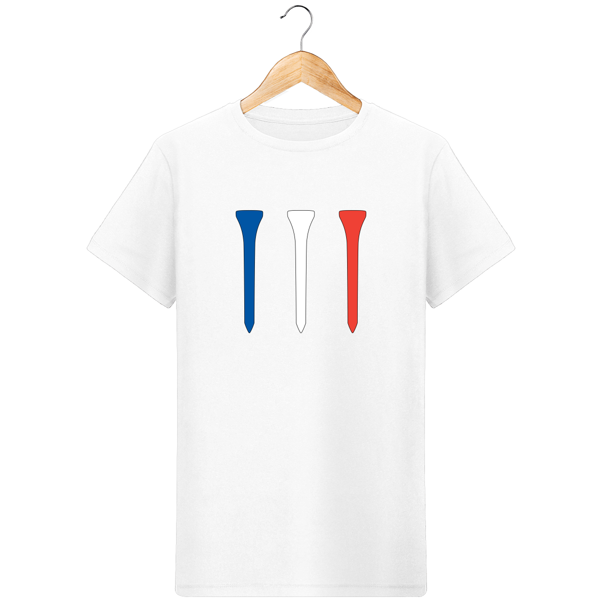 T-Shirt en coton bio TEES BLEU BLANC ROUGE