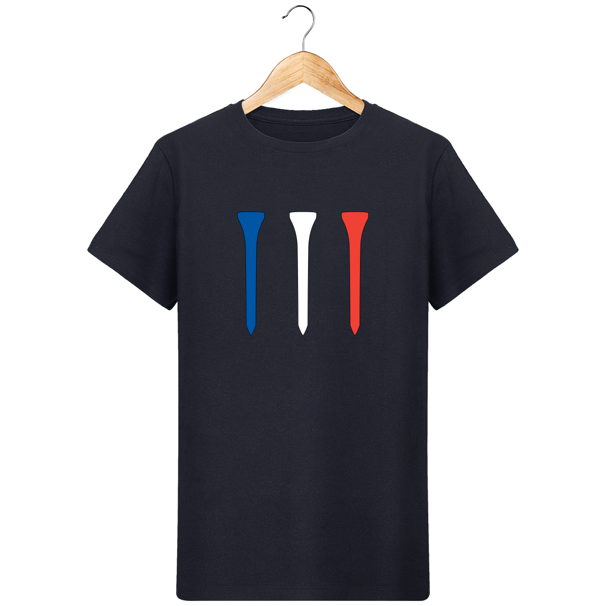 T-Shirt en coton bio TEES BLEU BLANC ROUGE