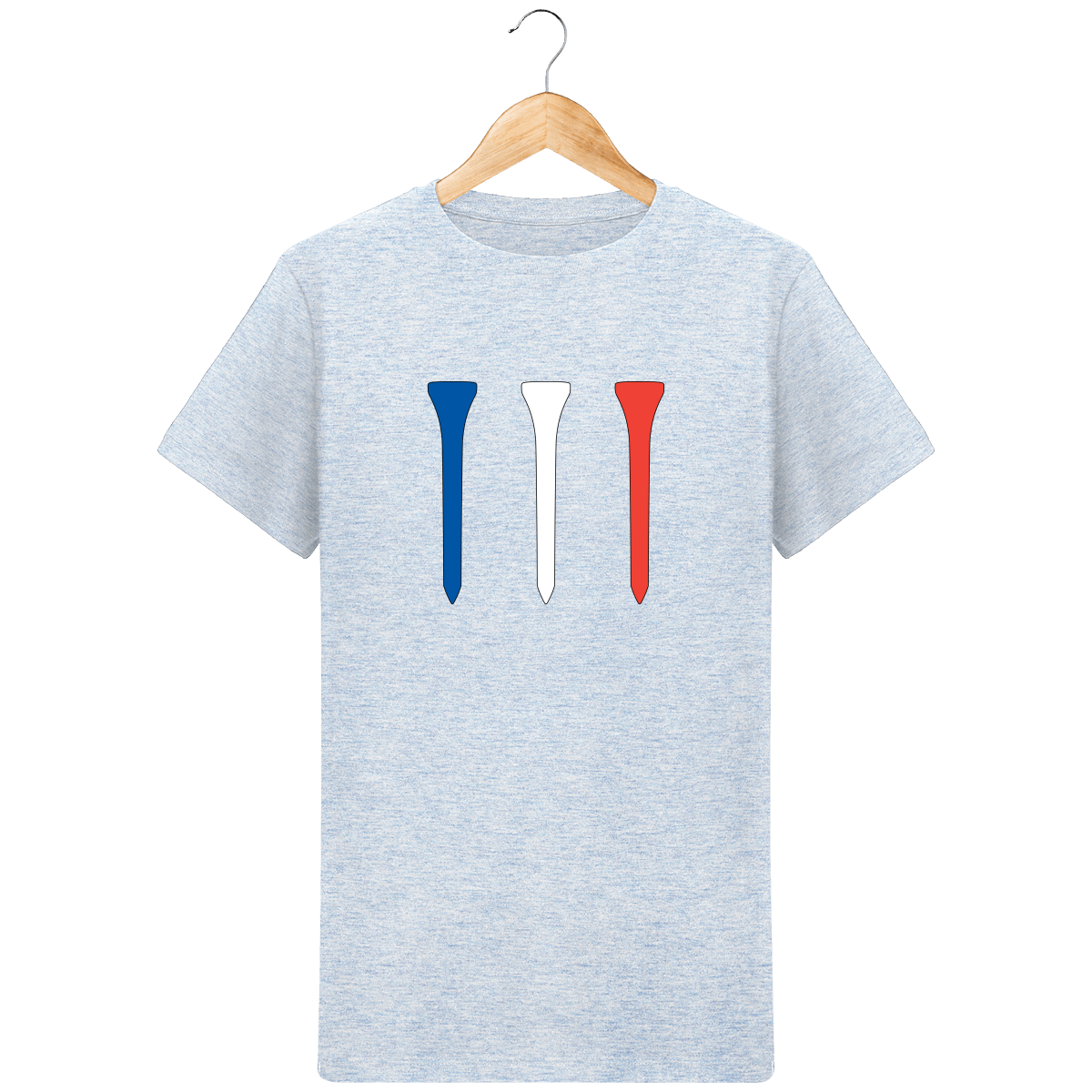 T-Shirt en coton bio TEES BLEU BLANC ROUGE