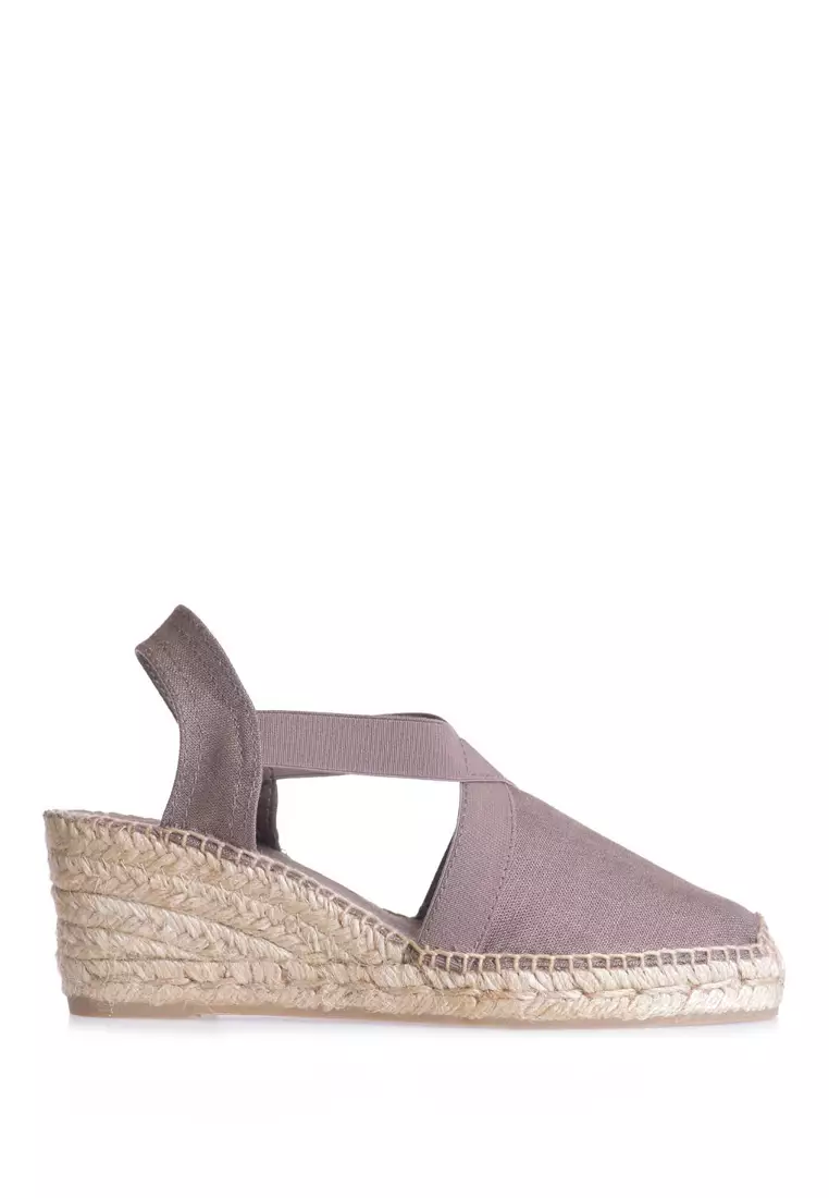 TER ELASTIC LINEN - Wedge Espadrilles