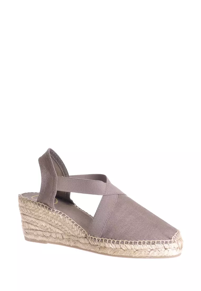 TER ELASTIC LINEN - Wedge Espadrilles