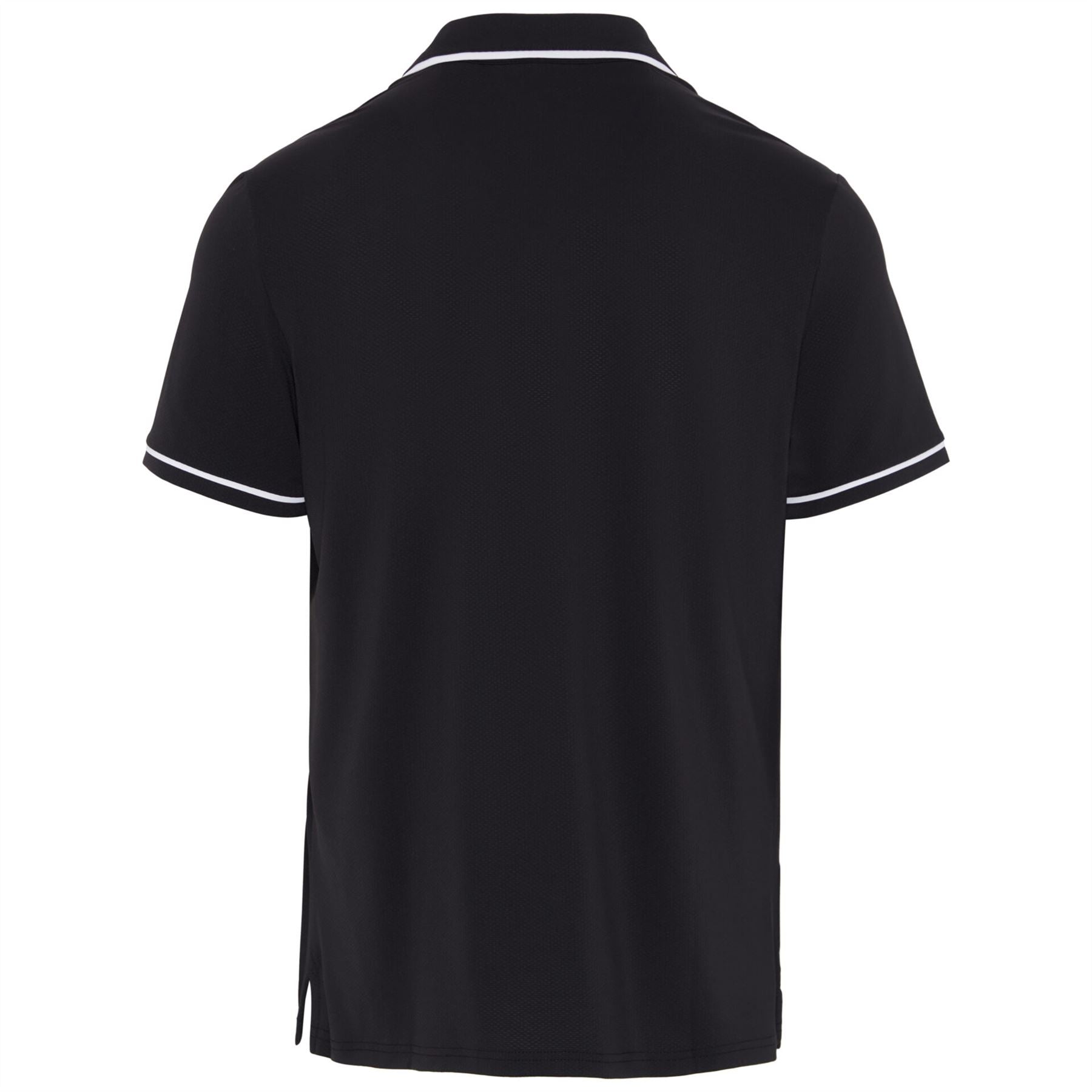 The Technical Earl Nylon Stretch Polo Caviar Black - SS24