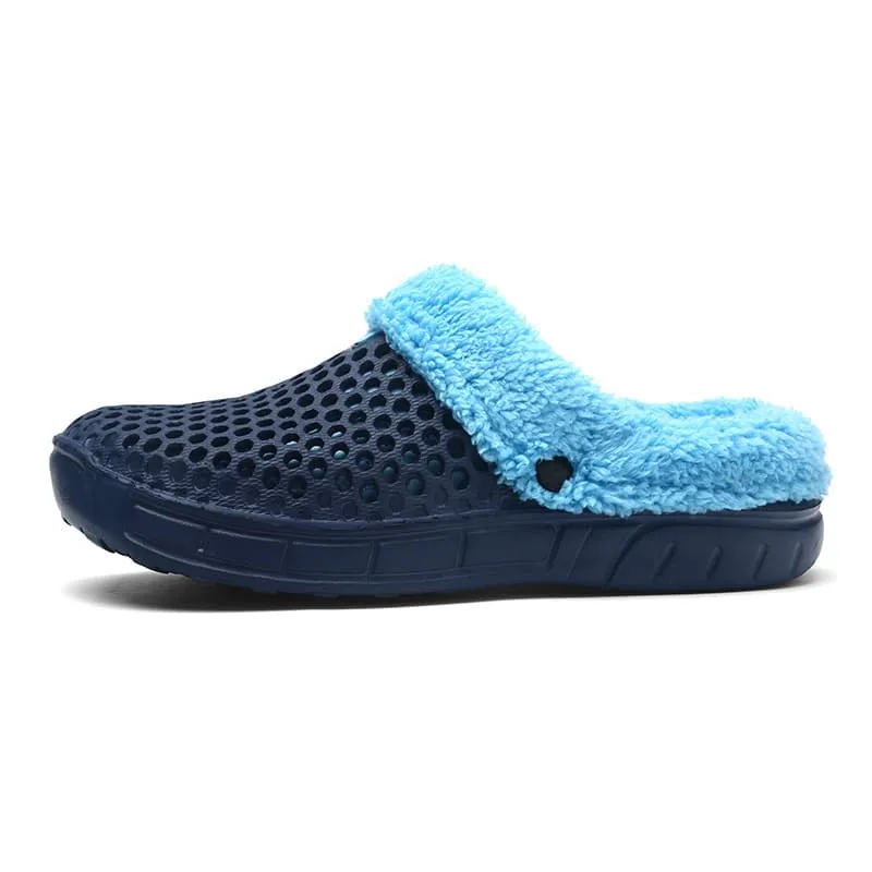 Tiosebon Unisex  Outdoor Fuzzy Slippers