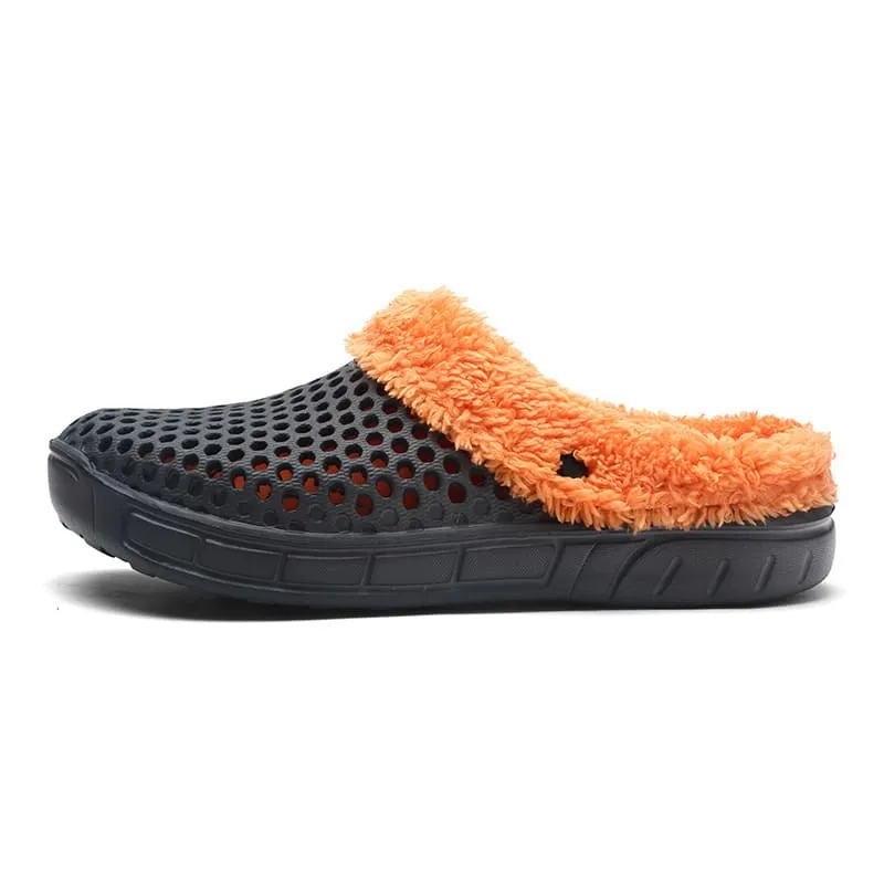 Tiosebon Unisex  Outdoor Fuzzy Slippers