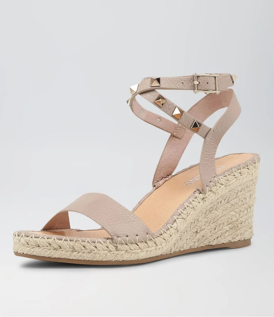 TOP END Guicey Rose Leather Espadrilles