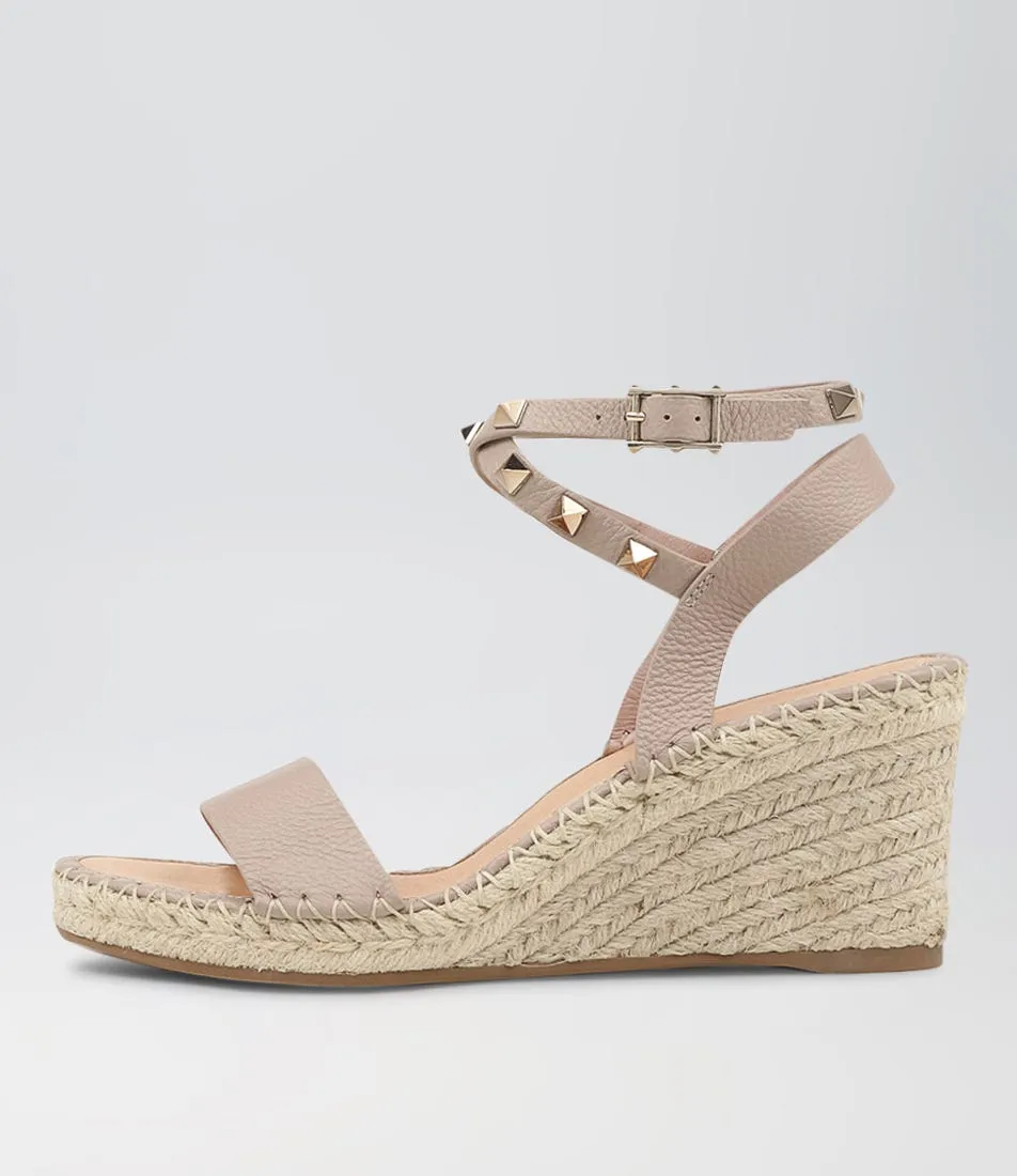 TOP END Guicey Rose Leather Espadrilles